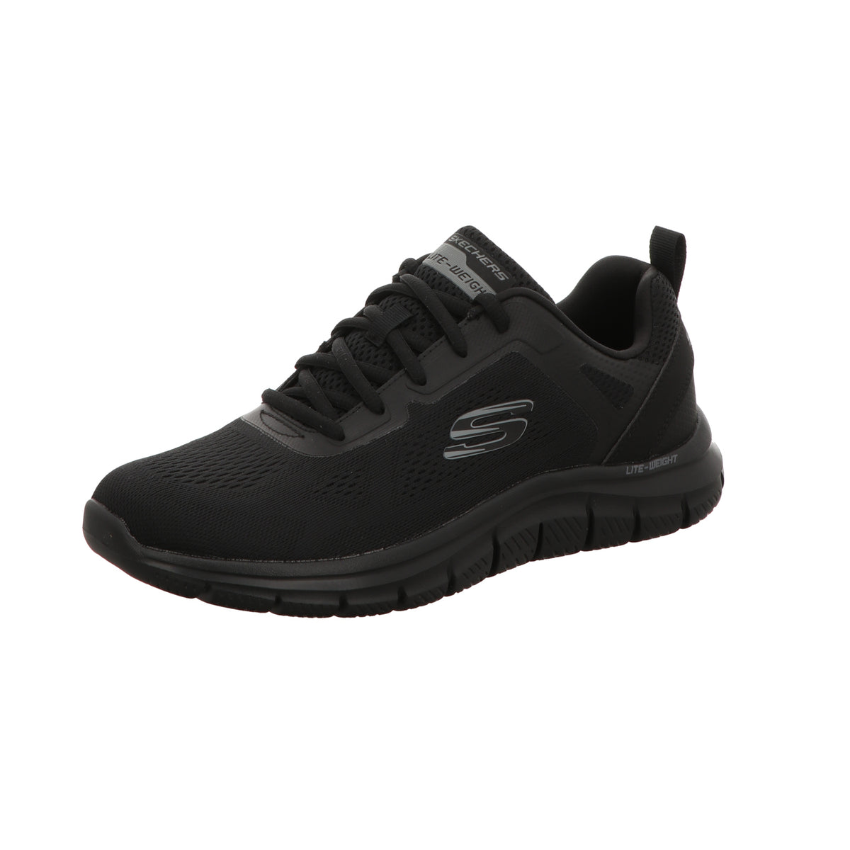 Skechers Herren Schnürschuh Track Broader in schwarz