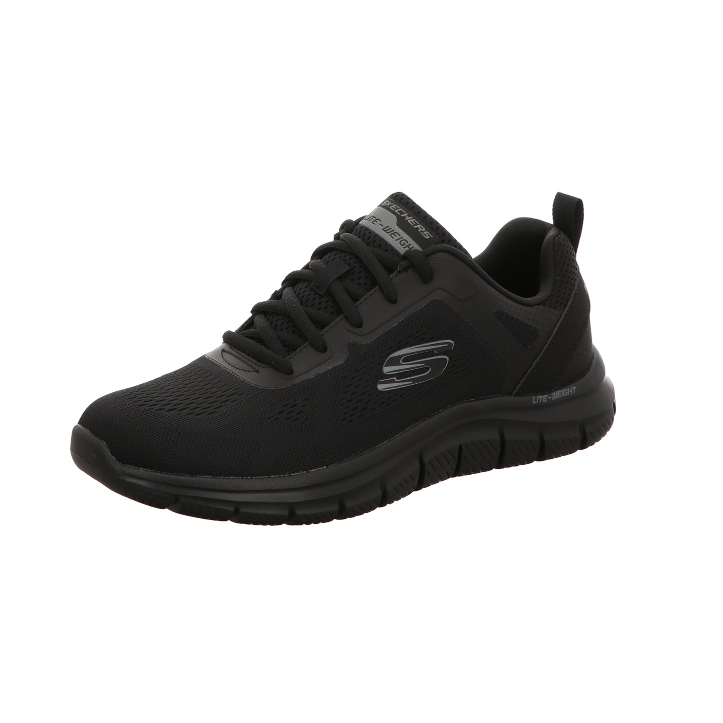 Skechers Herren Schnürschuh Track Broader in schwarz