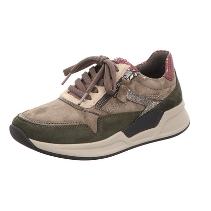Gabor Damen Schnürschuh bequem  in grau