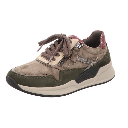 Gabor Damen Schnürschuh bequem  in grau