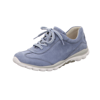 Gabor Damen Schnürschuh bequem  in hellblau