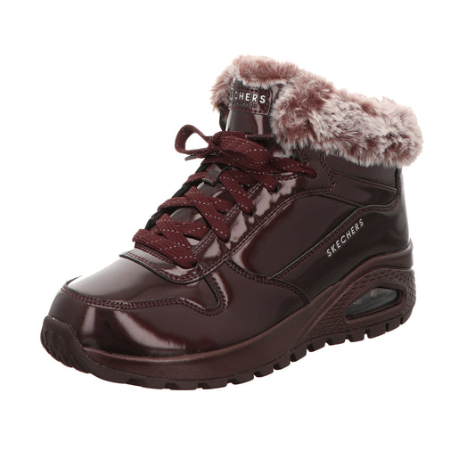 Skechers Damen Schnürstiefel Uno Rugged in rot