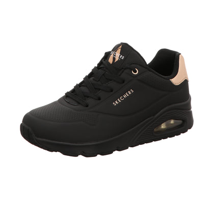 Skechers Damen Schnürschuh Uno-Golden Air in schwarz