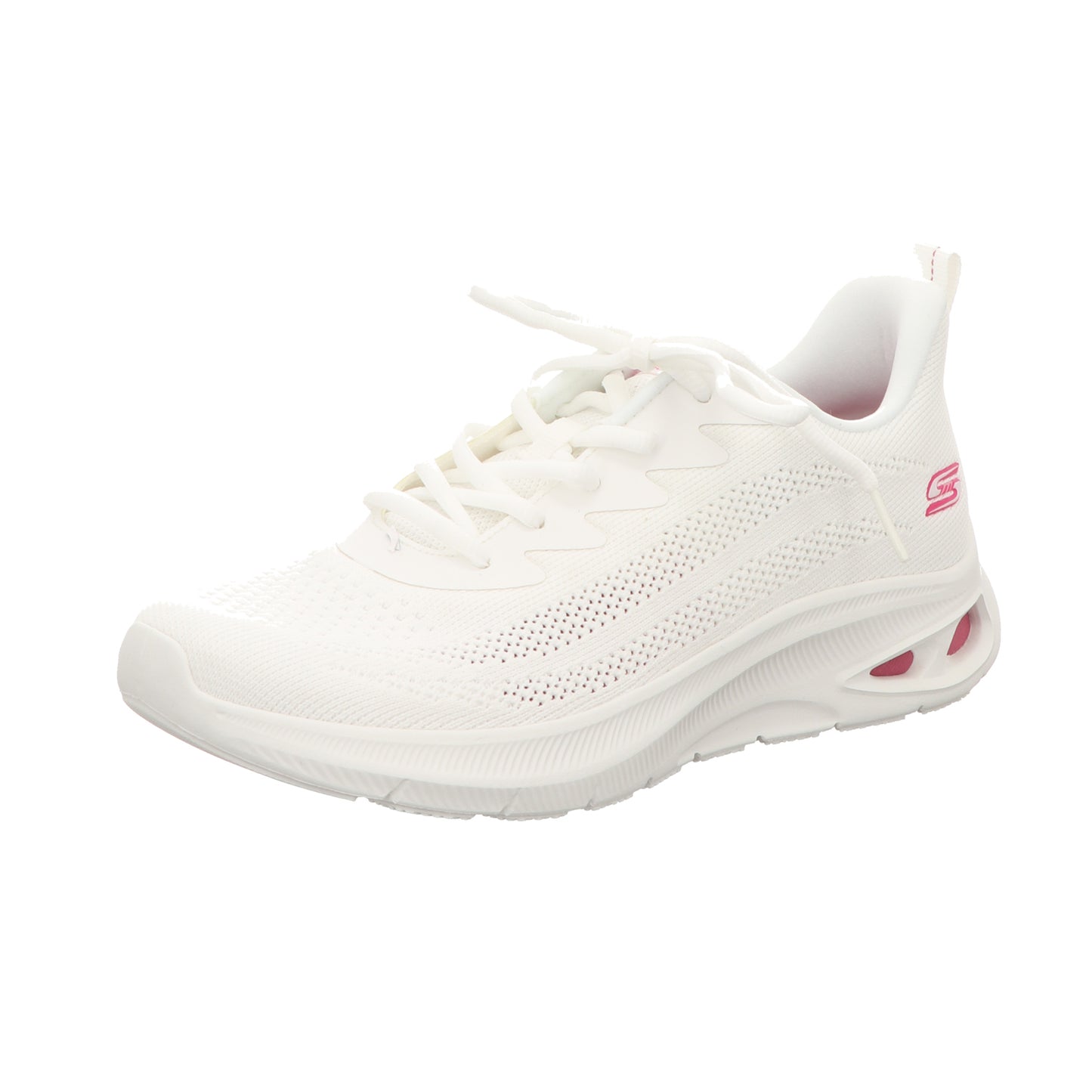 Skechers Damen Schnürschuh Bobs Unity-Sleek Waves in weiss