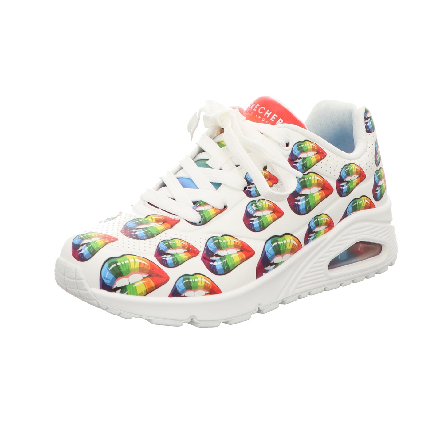 Skechers Damen Schnürschuh Uno Prism Kisses in weiss