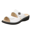 Longo Damen Pantolette bequem  in weiss