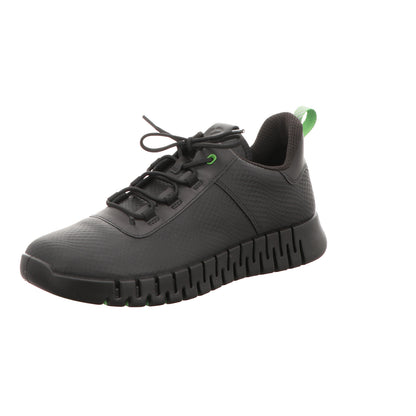 Ecco Herren Schnürschuh Gruuv in schwarz