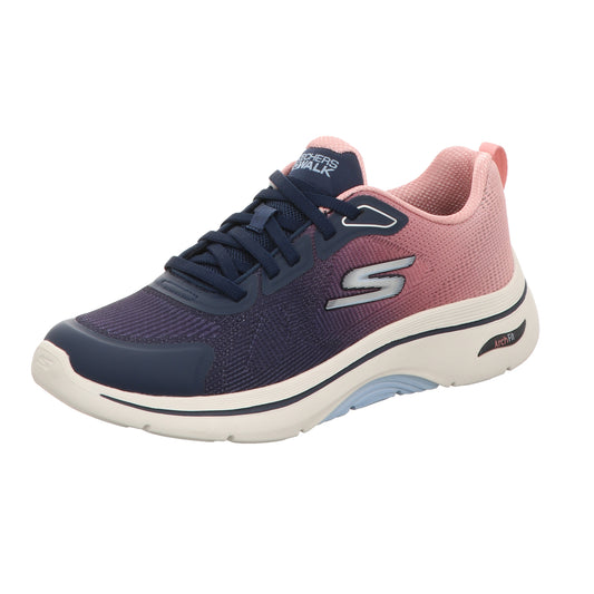 Skechers Damen Schnürschuh Go Walk Arch Fit 2:0 in blau