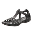 Ecco Damen Sandale Flash in schwarz