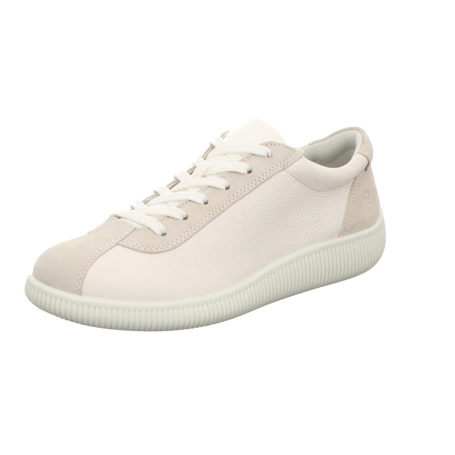Ecco Damen Schnürschuh Soft Zero in weiss