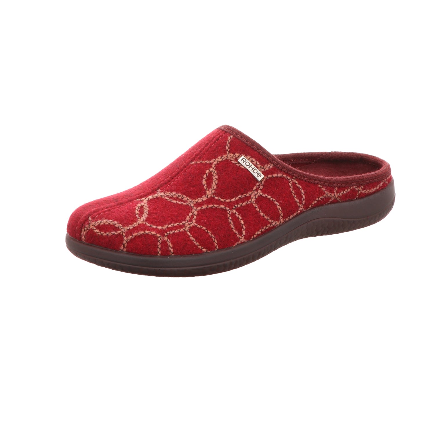 Rohde Damen Pantoffel Bari in rot