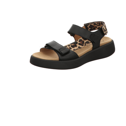 Gabor Damen Sandale bequem Florenz in schwarz