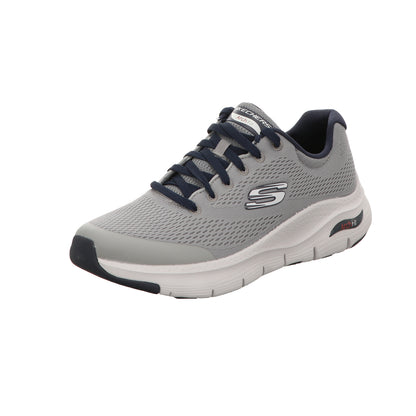 Skechers Herren Schnürschuh Arch Fit in grau