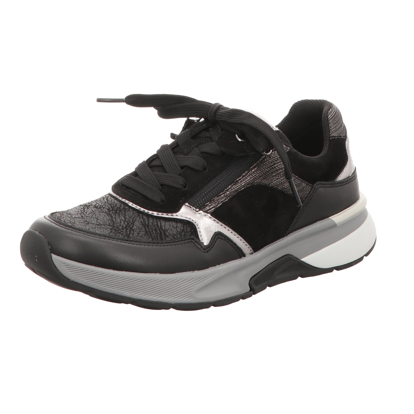 Gabor Damen Schnürschuh bequem  in schwarz