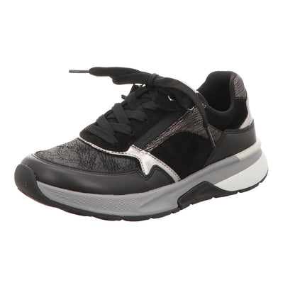 Gabor Damen Schnürschuh bequem  in schwarz