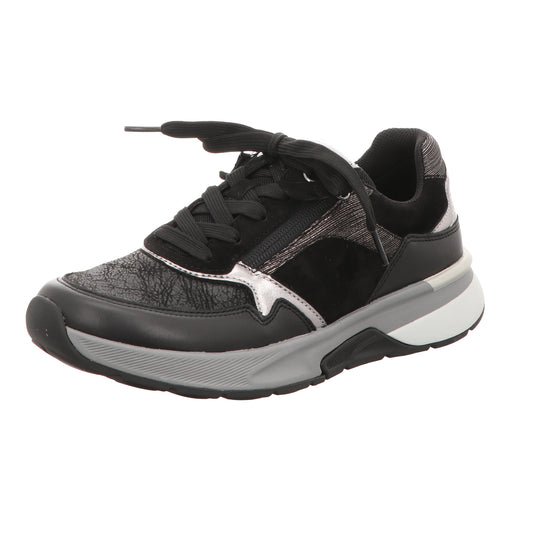 Gabor Damen Schnürschuh bequem  in schwarz