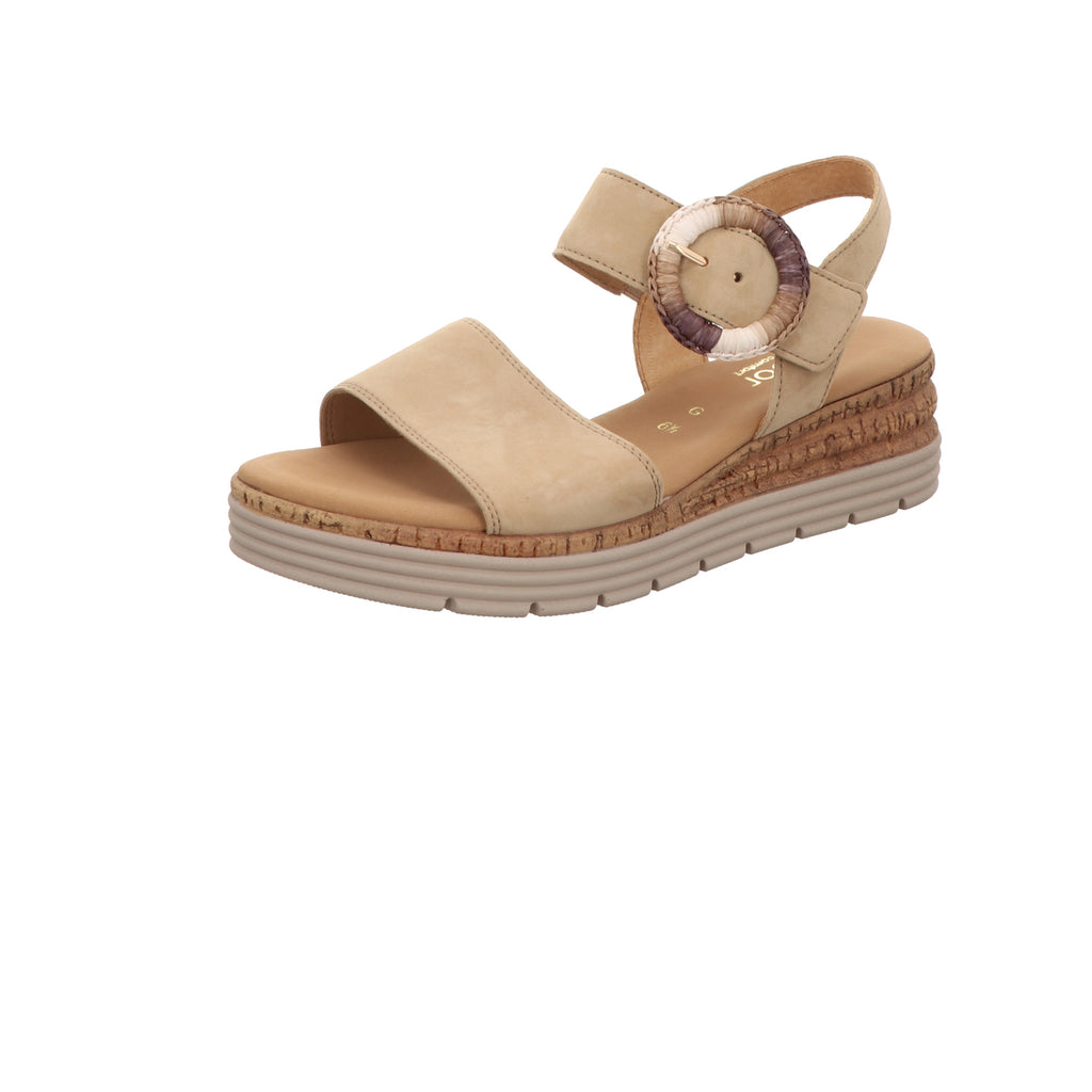 Gabor Damen Sandalette Genua in sand
