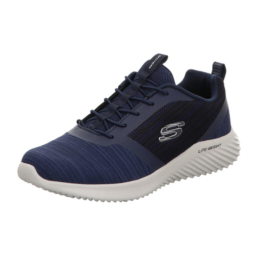 Skechers Herren Slipper Bounder in blau