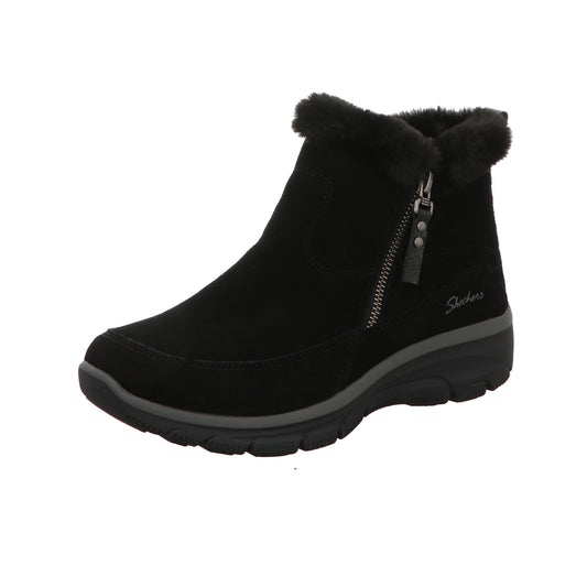 Skechers Damen Schnürstiefel Relaxed Fit Easy Going High in schwarz