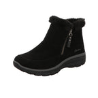 Skechers Damen Schnürstiefel Relaxed Fit Easy Going High in schwarz