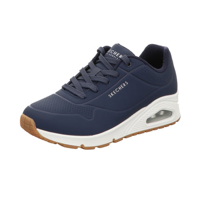 Skechers Damen Schnürschuh Uno-Stand On Air in blau