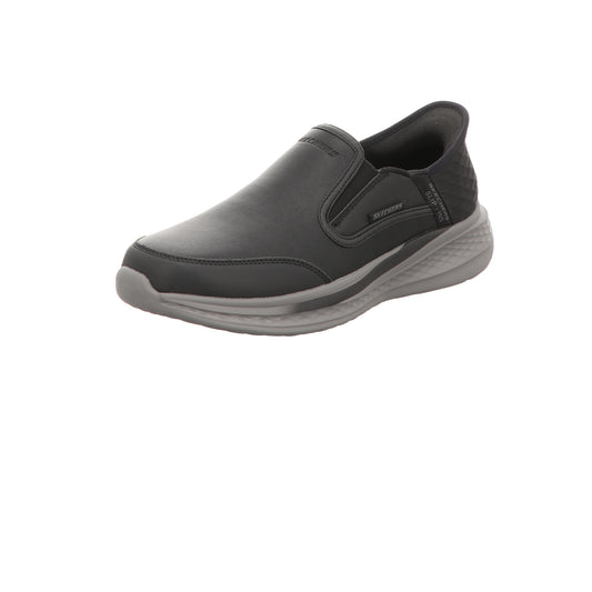Skechers Herren Slipper Slade in schwarz