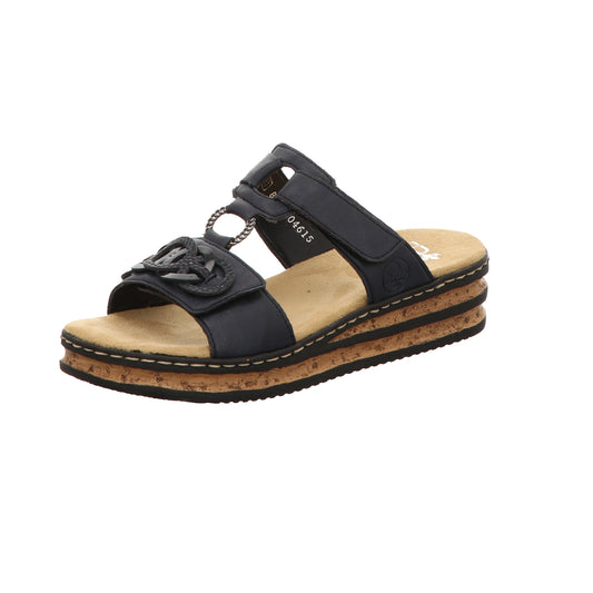 Rieker Damen Pantolette  in blau