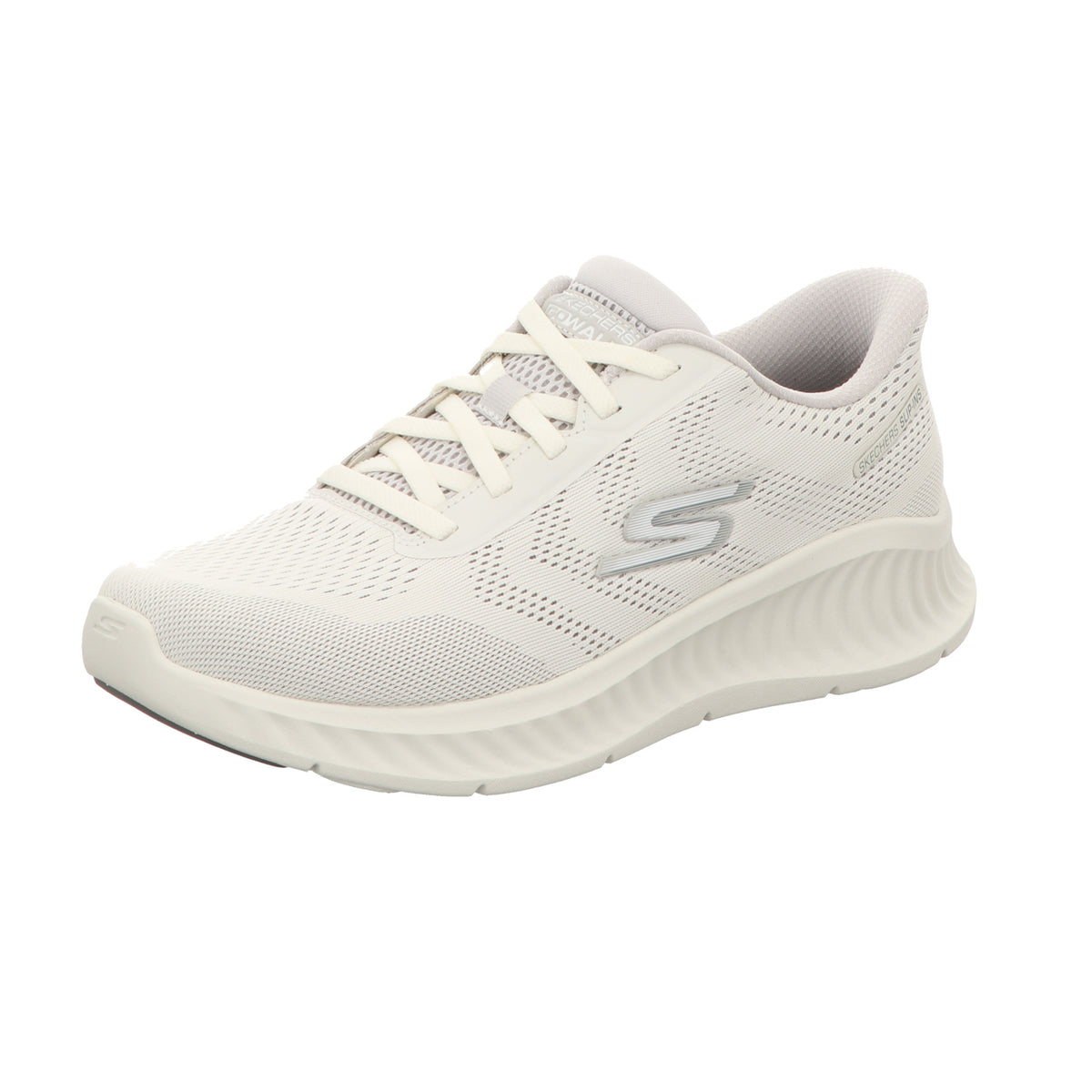 Skechers Herren Slipper Slip-Ins: Go Walk Now-Payton in weiss