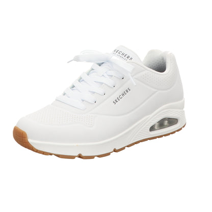 Skechers Herren Schnürschuh Uno Stand On Air in weiss