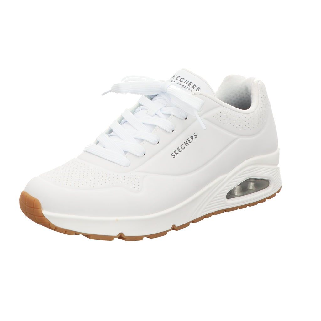 Skechers Herren Schnürschuh Uno Stand On Air in weiss