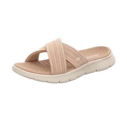 Skechers Damen Pantolette Go Walk Flex Sandal-Impressed in grau