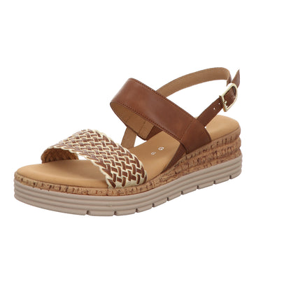 Gabor Damen Sandalette Genua in braun