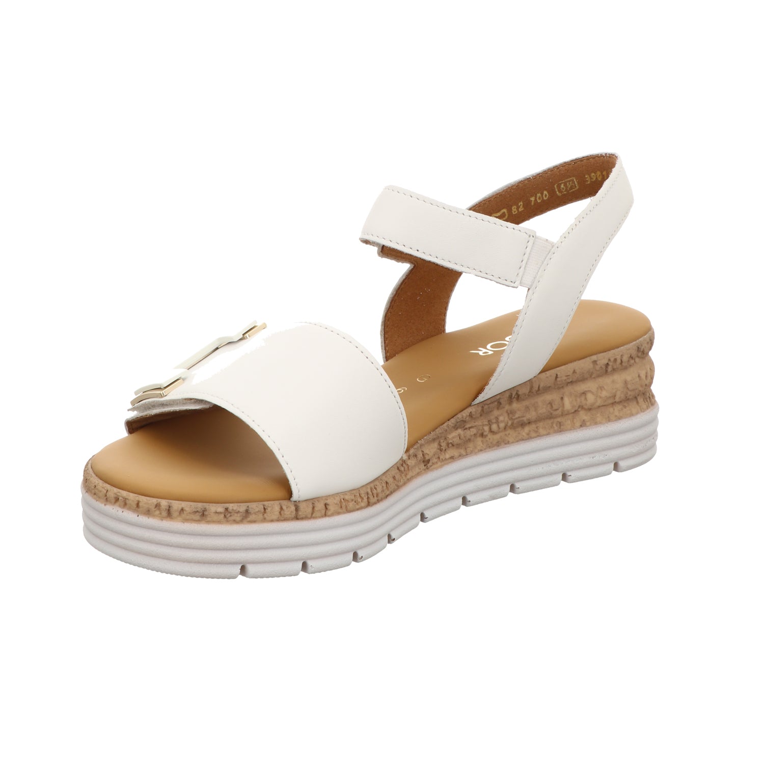 Gabor Damen Sandalette Genua in weiss