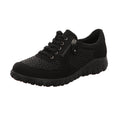 Waldläufer Damen Schnürschuh bequem Havy Soft in schwarz