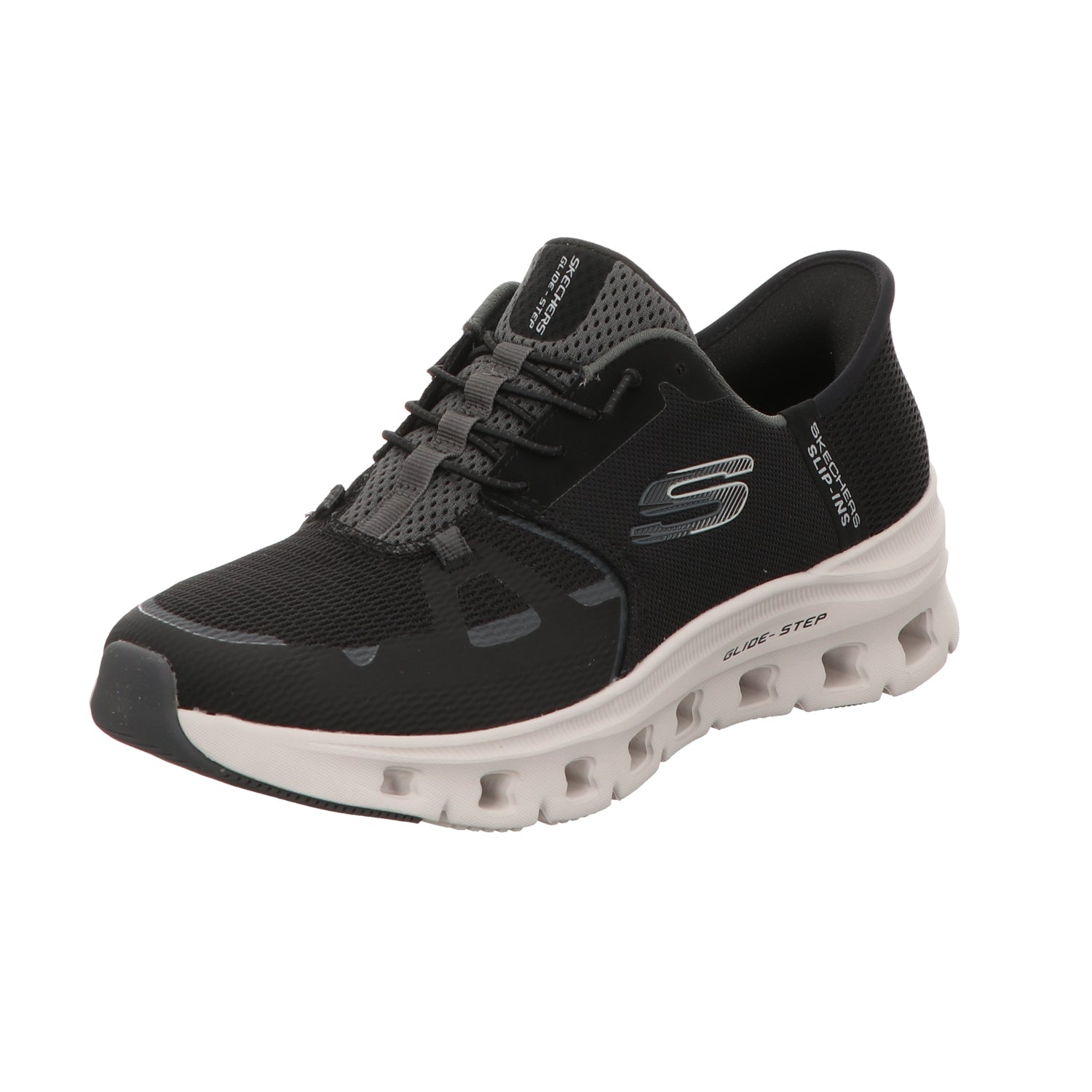 Skechers Damen Slipper Slip Ins Glide Step Pro in schwarz