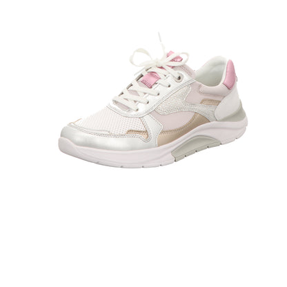 Gabor Damen Schnürschuh bequem Rollingsoft in weiss