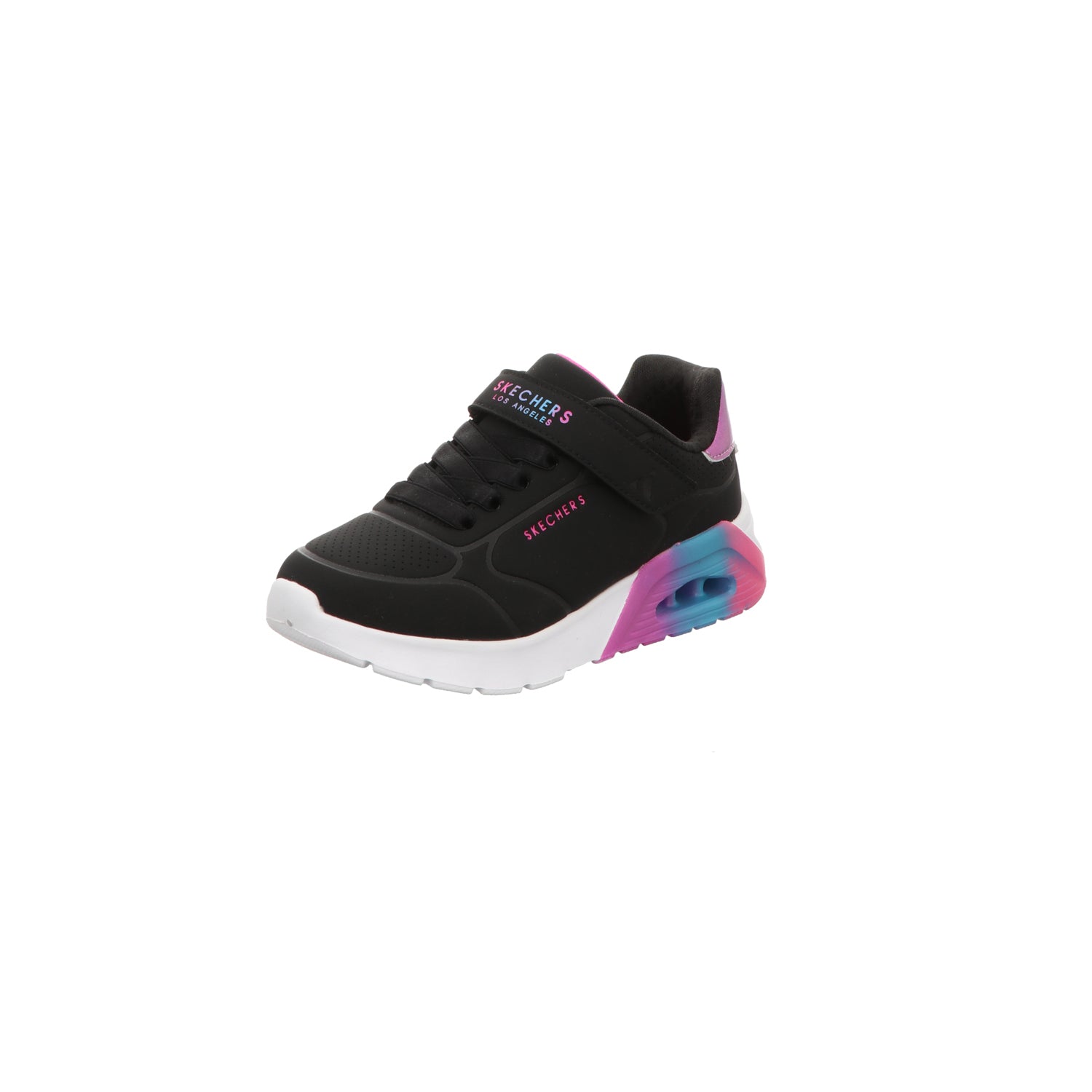 Skechers Damen Slipper Uno Lite 2.0-Vivid Metallic in schwarz