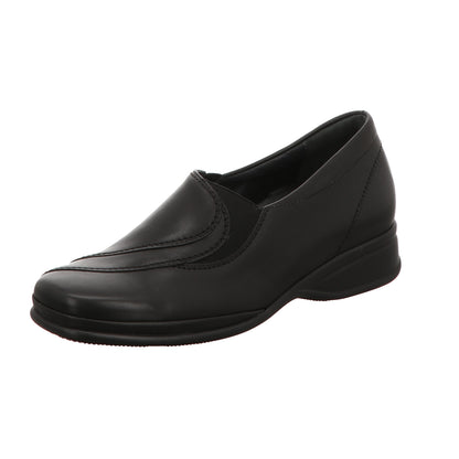 Semler Damen Slipper bequem Ria in schwarz