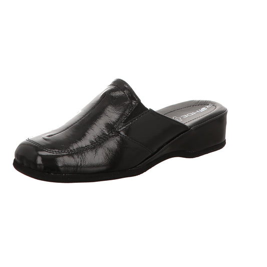 Rohde Damen Pantoffel Mandal in schwarz