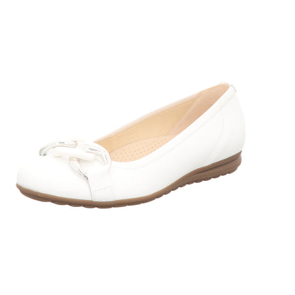Gabor Damen Pumps bequem Florenz in weiss