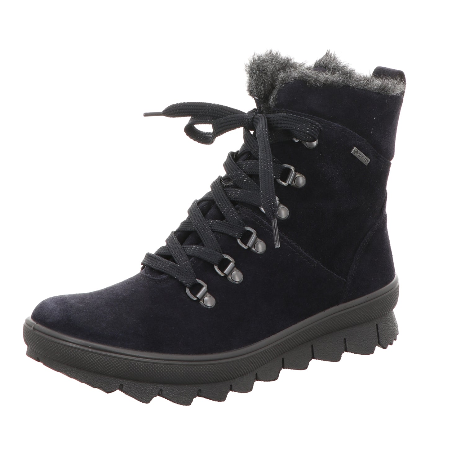 Legero Damen Schnürstiefel Novara in blau