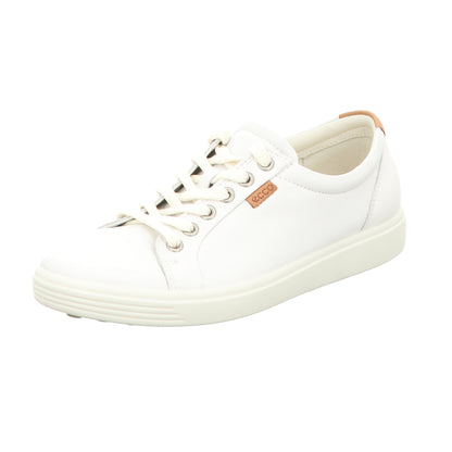 Ecco Damen Schnürschuh Soft 7 in weiss