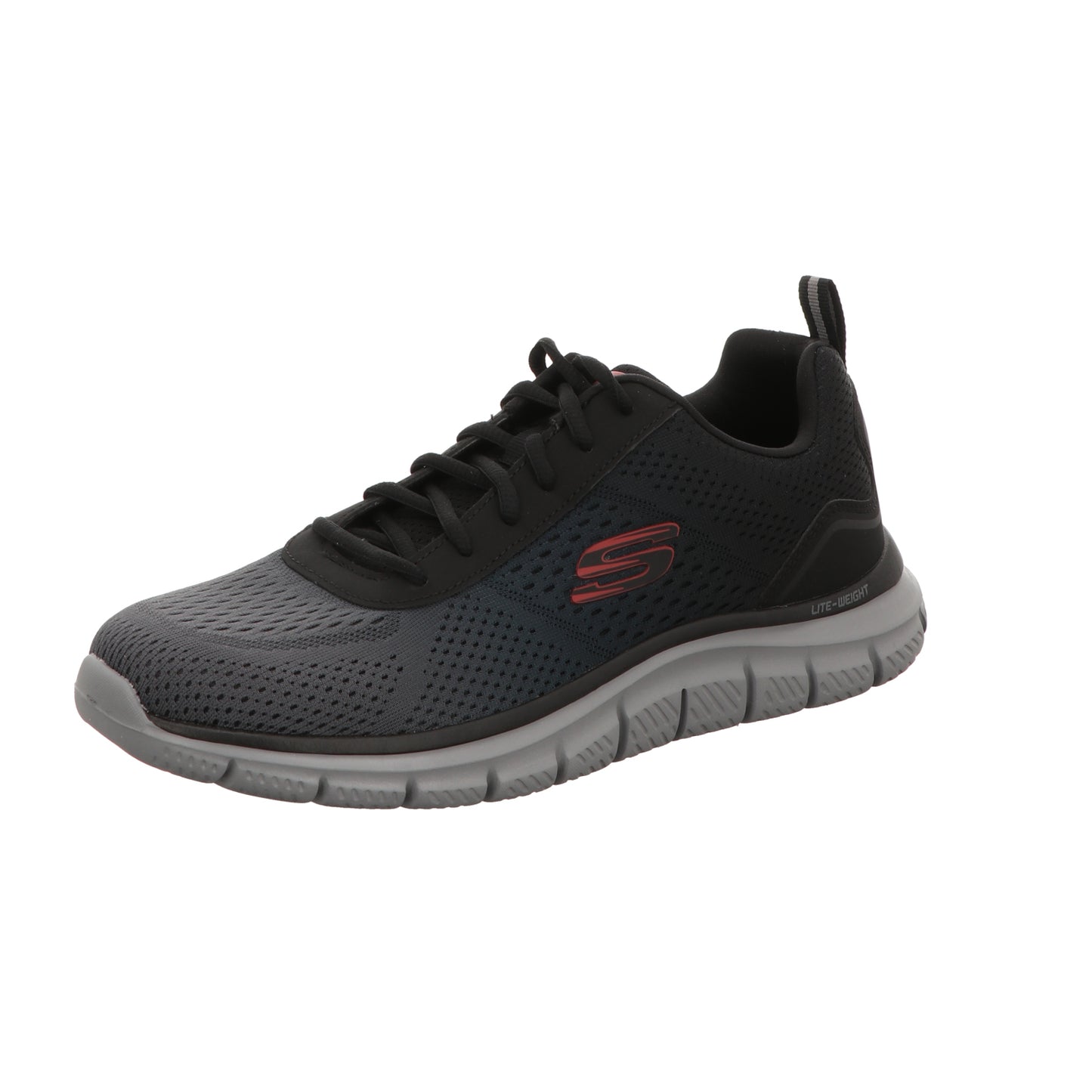 Skechers Herren Schnürschuh Track Ripkent in schwarz