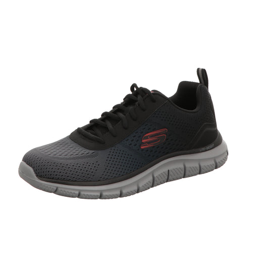 Skechers Herren Schnürschuh Track Ripkent in schwarz