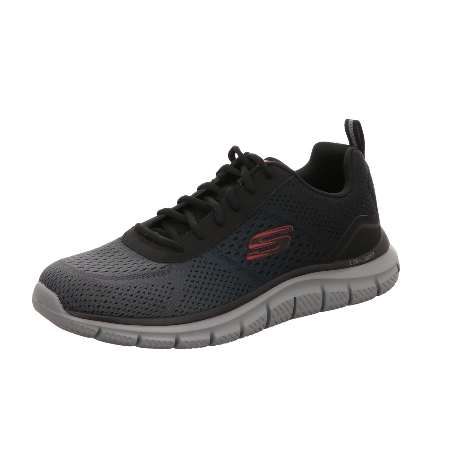 Skechers Herren Schnürschuh Track Ripkent in schwarz