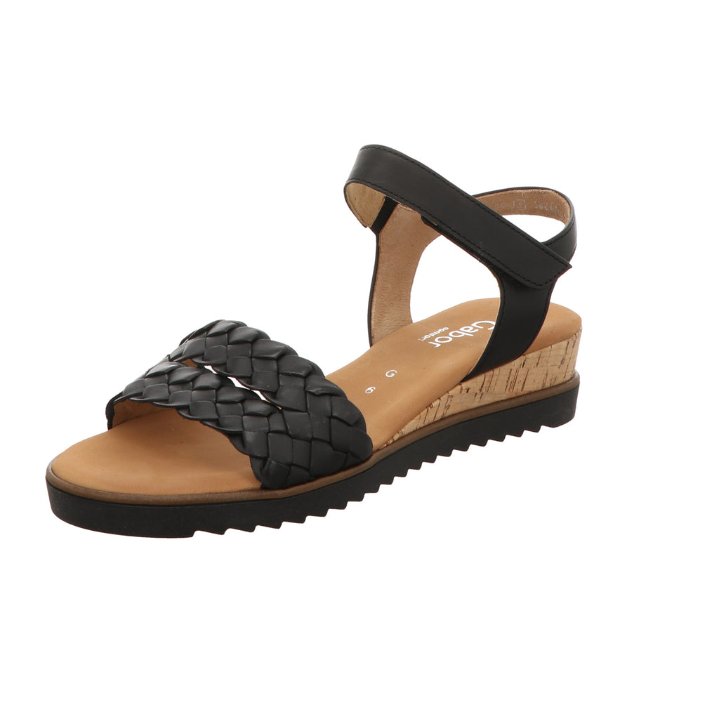 Gabor Damen Sandalette Genua in schwarz