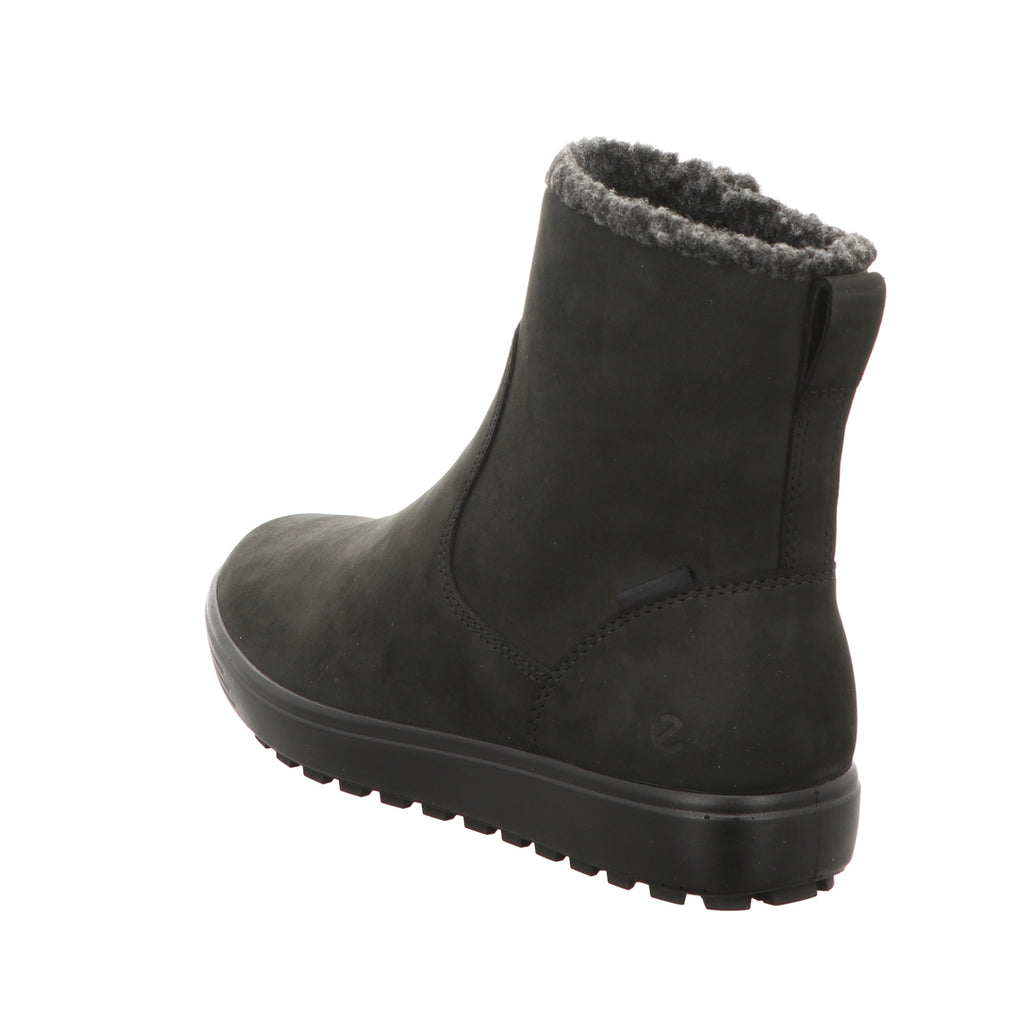 Ecco Damen Schnürstiefel Soft 7 Tred in schwarz