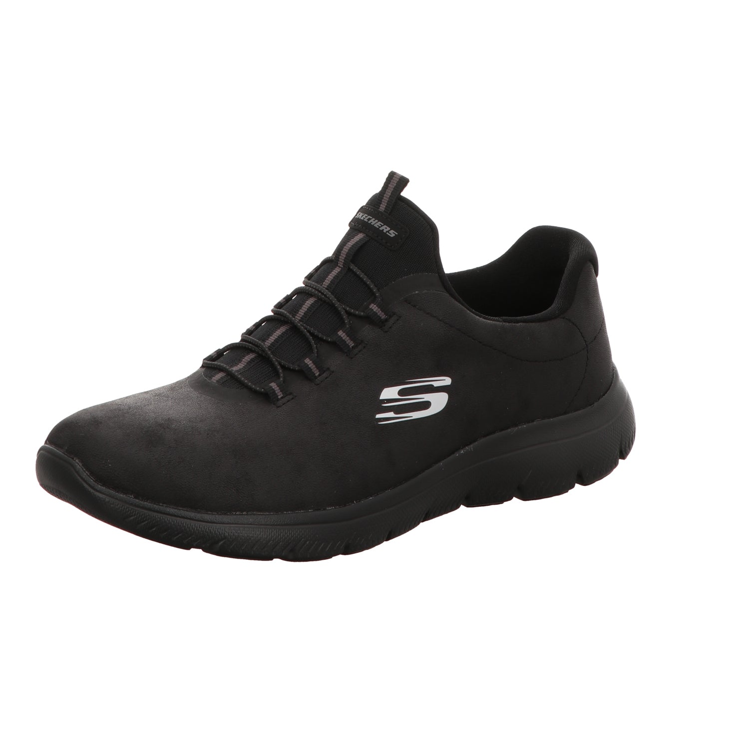Skechers Damen Schnürschuh Summits Itz Bazik in schwarz