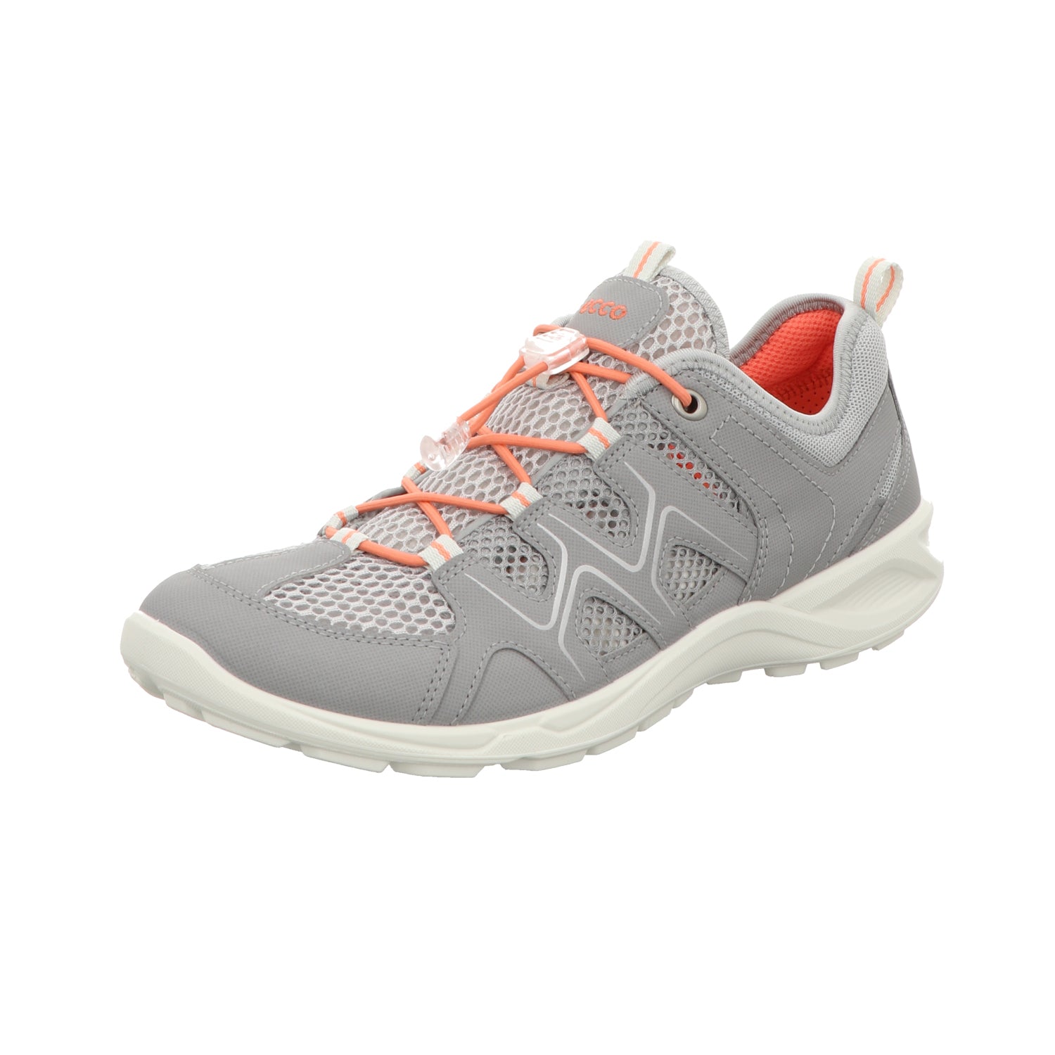 Ecco Damen Schnürschuh Rec.terracruise Lt in silber