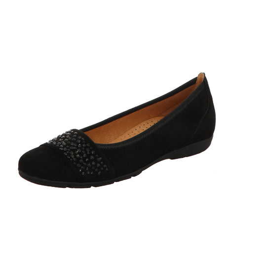Gabor Damen Ballerina Florenz in schwarz